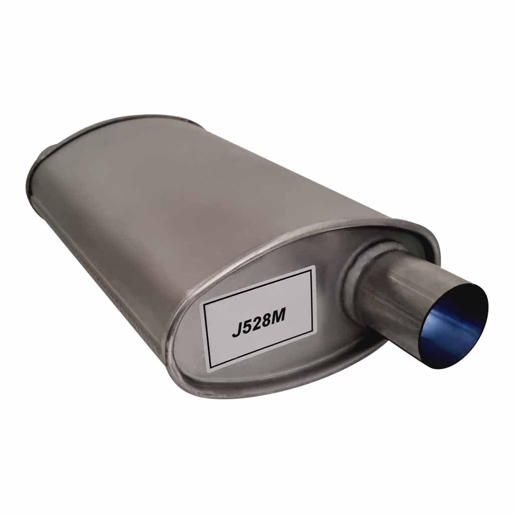 J528M — 8" x 4" Offset/Offset Configurations Mufflers | Aluminised | Select Your Size Length and Internal Options