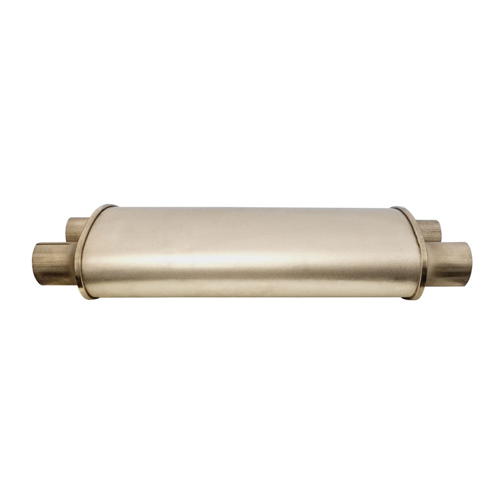 J536X — 8" x 4" Dual/Dual Configurations Mufflers | Aluminised | Select Your Size Length and Internal Options
