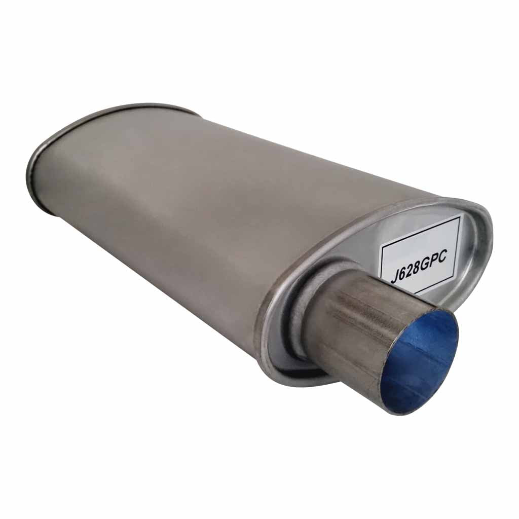 J628GPC — 8" x 4" Offset/Offset Configurations Mufflers | Aluminised | Select Your Size Length and Internal Options