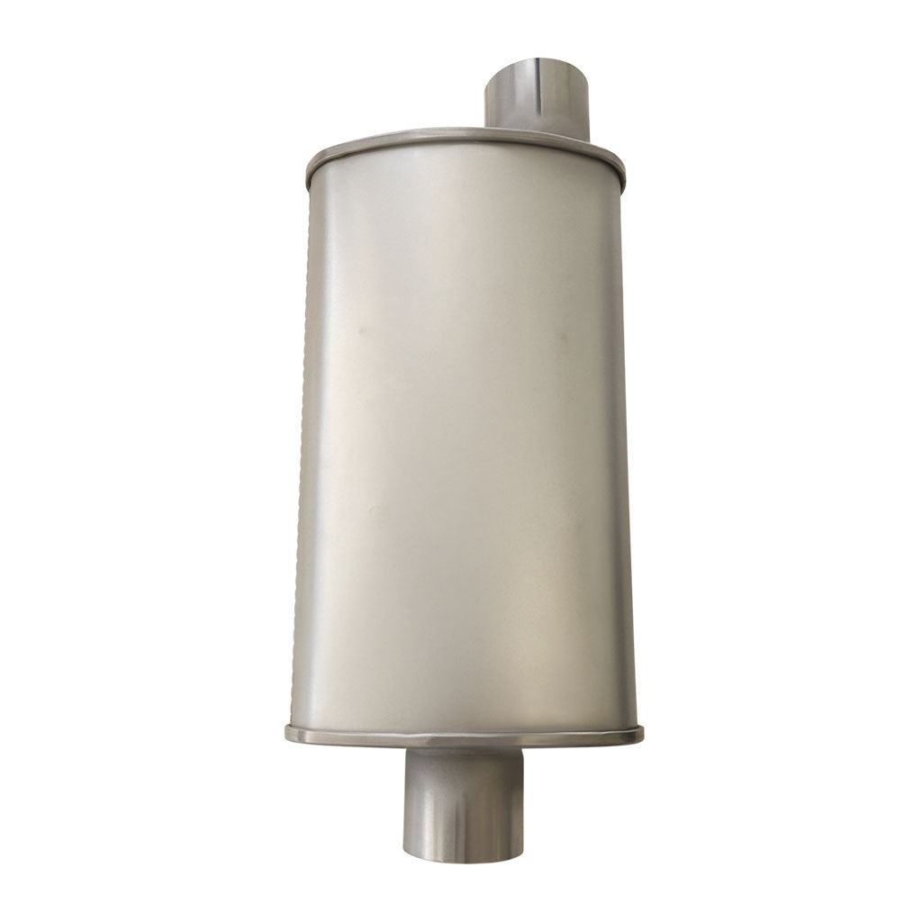 J727GPBU — 8" x 4" Offset/Centre Configurations Mufflers | Aluminised | Select Your Size Length and Internal Options