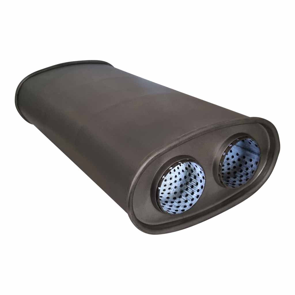 J734GPX — 8" x 4" Dual/Dual Configurations Mufflers | Aluminised | Select Your Size Length and Internal Options