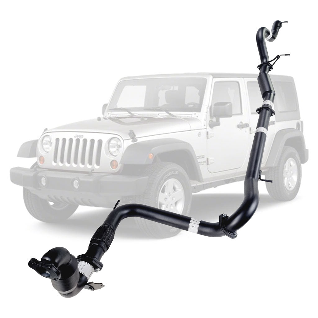 Jeep JK Wrangler 3 inch turbo-back exhaust