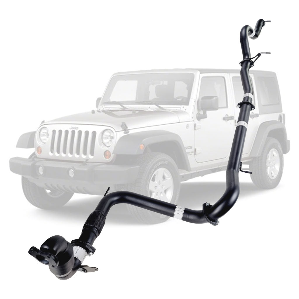 Jeep Wrangler JK 2.8 CRD 2007-2010 3 inch full exhaust pipe and cat JP206-PC