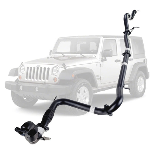 Jeep Wrangler JK 2.8 CRD 2007-2010 3 inch full exhaust pipe and cat JP206-PC