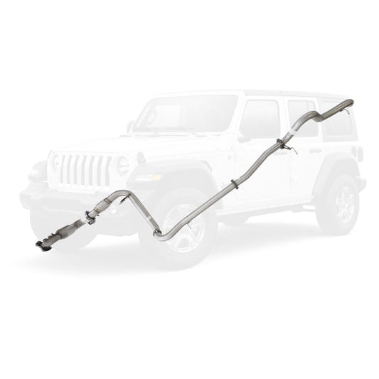 Jeep Wrangler JK 2.8L full exhaust ESA JP207-PCSS