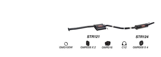 Redback Performance 2.5" Exhaust System for Holden Commodore VU VY V6 (12/2000 - 08/2004) | K-RPM15699