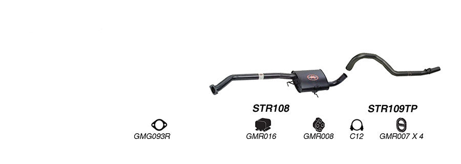Redback Performance 2.5" Exhaust System for Holden Commodore VN VP VR V8 & V6 - VS V8 Ute and Wagon | K-RPM15720