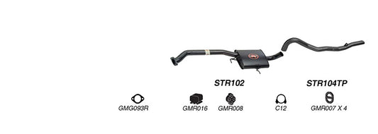 Redback Performance 2.5" Exhaust System for Holden Commodore VN VP VR V6 & V8 & VS V8 Sedan | K-RPM15723
