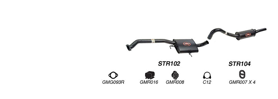 Redback Performance 2.5" Exhaust System for Holden Commodore VN VP VR V6 & V8 & VS V8 Sedan | K-RPM15731