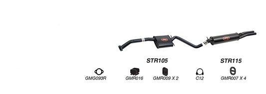Redback 2.5-inch Cat-Back Exhaust, Dual Outlet – Holden Statesman | K-RPM15749