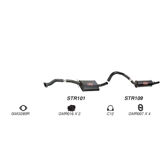 Redback 2.5-inch Cat-Back Exhaust, Single Outlet – Holden Commodore | K-RPM15779