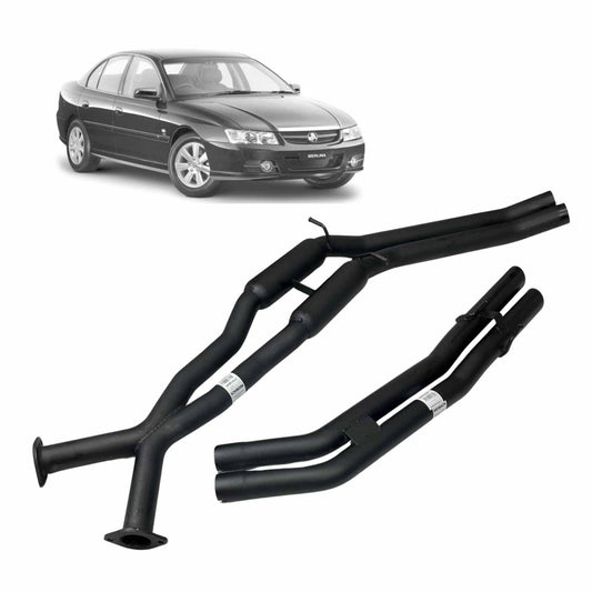 Redback Exhaust for Holden Commodore 5.7L V8 VT VX VY VZ And VZ V6 Or Supercharged Sedans - Cat Back with Hotdogs & Rear Muffler Delete | K-RPM15781