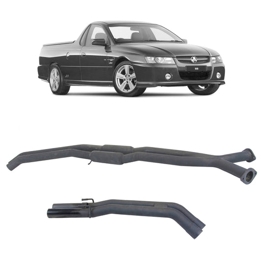 Redback Twin 2.5" Catback Exhaust For Holden Commodore VT-VU-VZ V8 Ute and Wagon with Centre Hotdogs and Rear Muffler Delete(2000 - 2007 ) | K-RPM15783