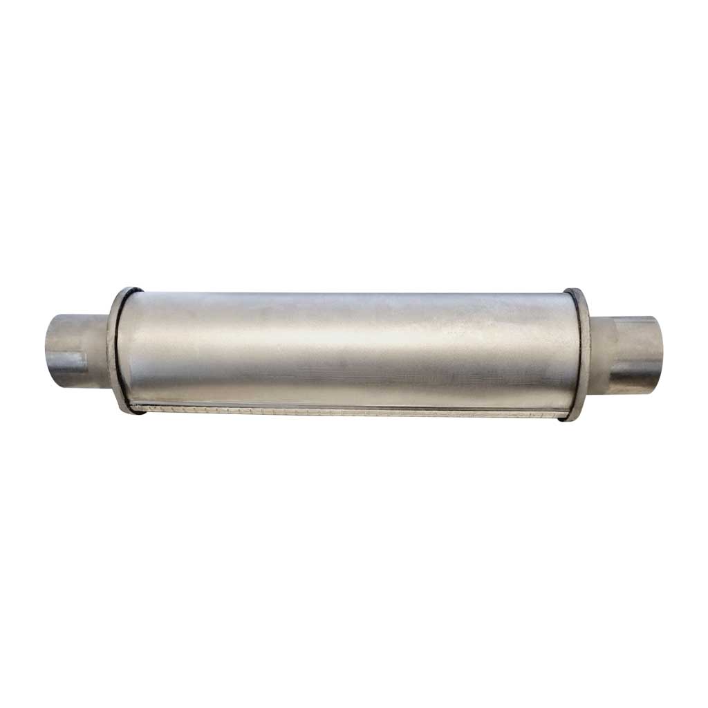 K626GP — 4" Round Centre/Centre Configurations Universal Mufflers | Aluminised | Select Your Size Length and Internal Options