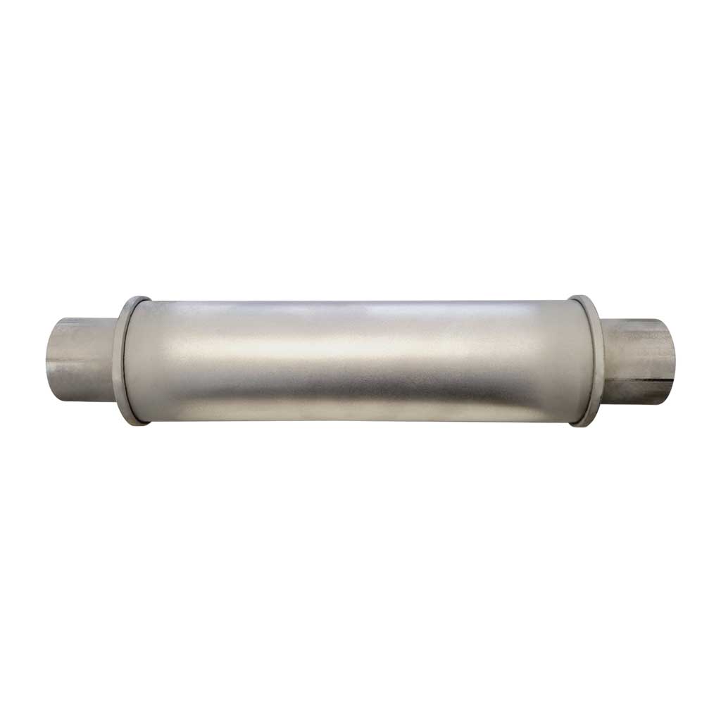 K726GP — 4" Round Centre/Centre Configurations Universal Mufflers | Aluminised | Select Your Size Length and Internal Options
