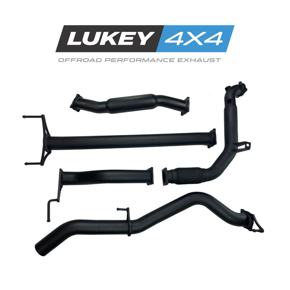 Lukey Turbo-Back Exhaust, Muffler Delete – Mitsubishi Triton with Hotdog | LKY-MT-MN-HD