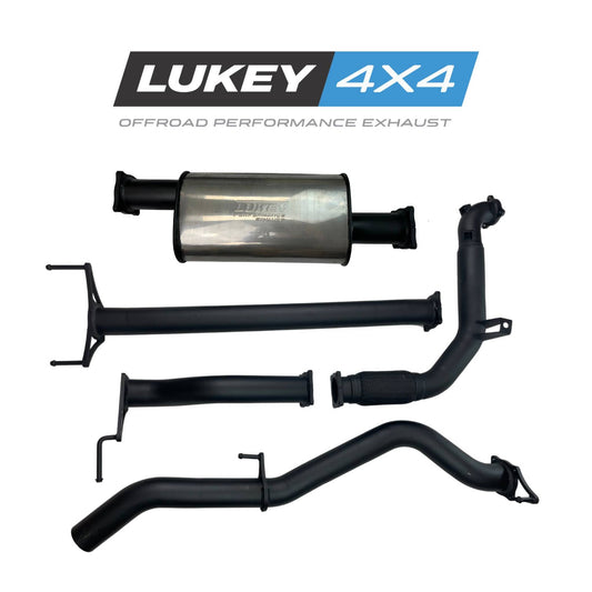Lukey Turbo-Back Exhaust, Large Muffler – Mitsubishi Triton | LKY-MT-MN-PM
