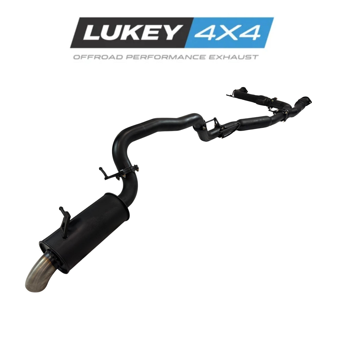 Lukey 3-inch Cat-Back Exhaust with Front Hotdog & Rear Muffler – Nissan Patrol Y62 5.6L | LKY-NP-62-HD