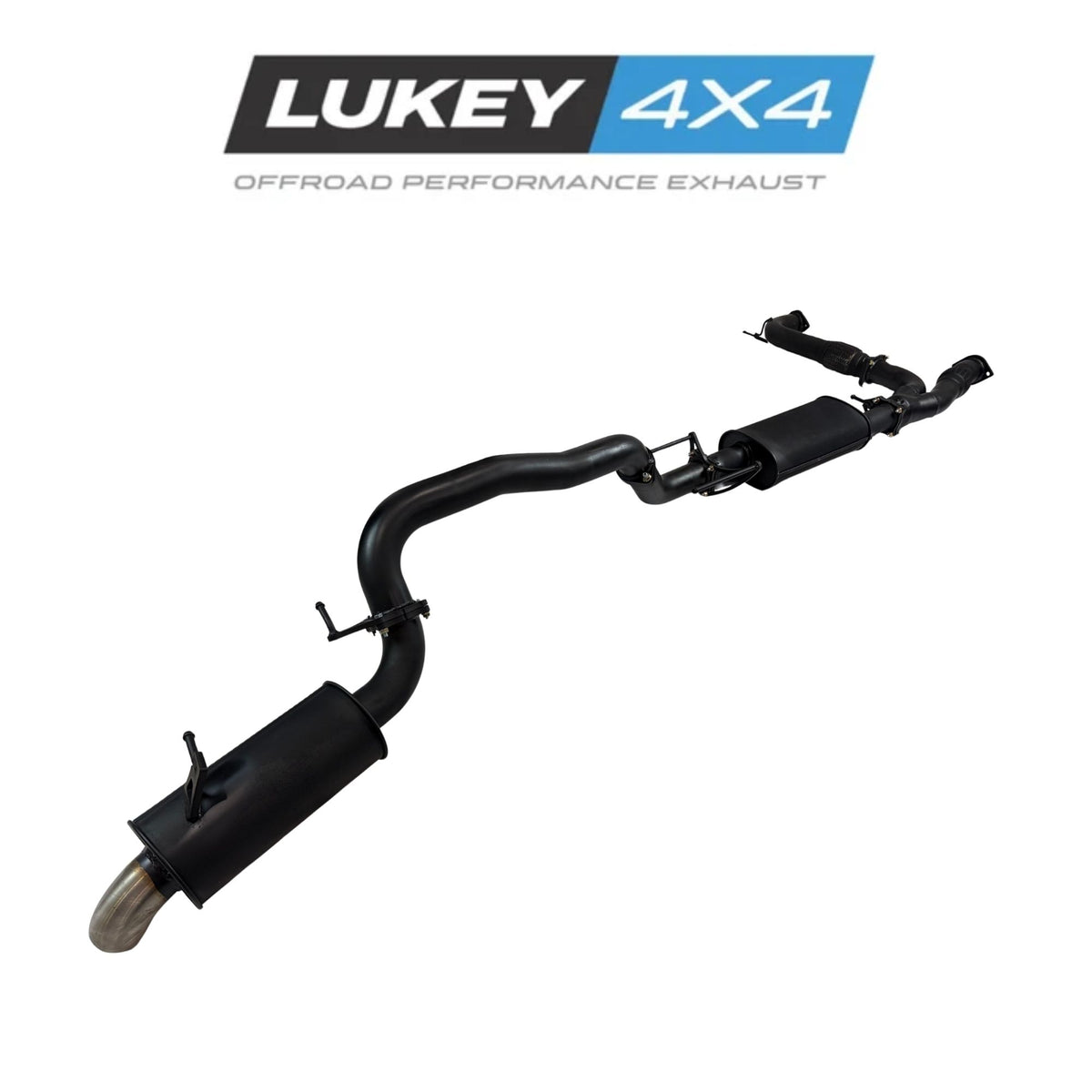 Lukey 3-inch Cat-Back Exhaust with Front & Rear Mufflers – Nissan Patrol Y62 5.6L | LKY-NP-62-PM