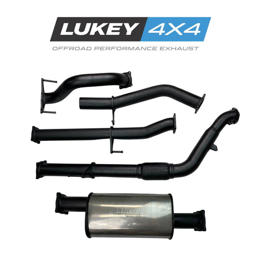 Lukey Turbo-Back Exhaust, Large Muffler – Toyota Hilux | LKY-TH-N70-PM