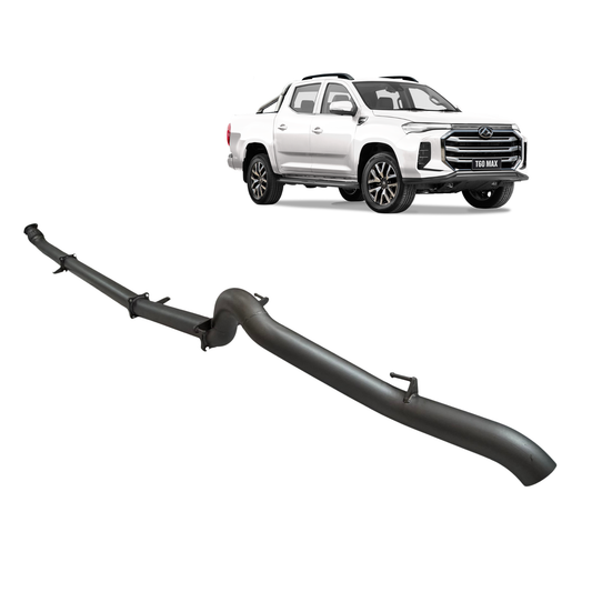 Redback 3.5-inch DPF-Back Exhaust, Muffler Delete – LDV T60 Facelift 2.0L SK8C | LTX90235-PO