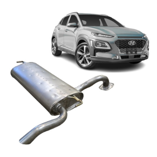 Redback Rear Muffler – Hyundai Kona 2.0L Single Exit / Kia Seltos G4NH | M0863
