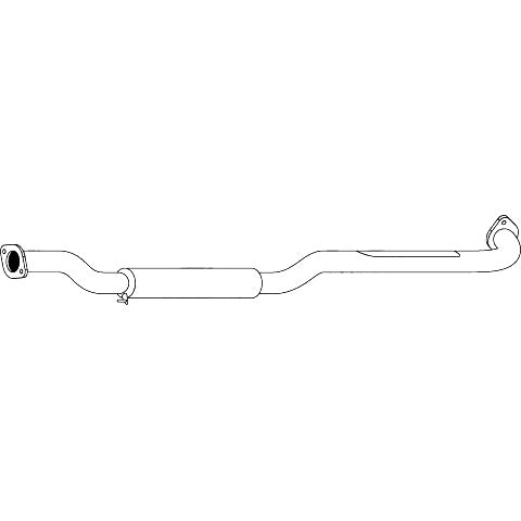 Redback Centre Muffler – Toyota Camry ACV36 2.4L 09/2002–06/2006 | M1577