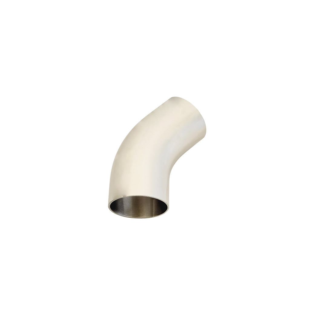 Polished 304 stainless mandrel bend