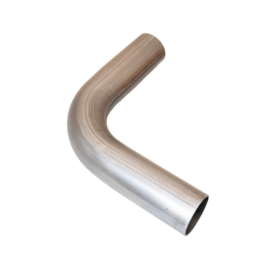 MB20090-409R — 2"  X 90° Stainless 409 Raw Mandrel Bend Long Leg