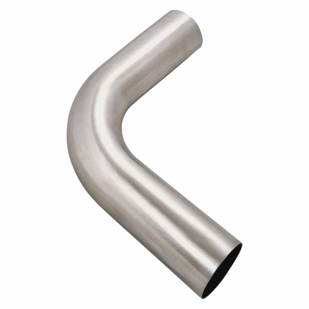 MB25090-304B — 2.5 Inch 90 Degree 1.5D Radius Mandrel Bend Brushed 304 Stainless Steel