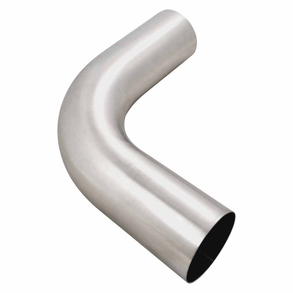 MB40090-304B — 4 Inch 90 Degree 1.5D Radius Mandrel Bend Brushed 304 Stainless Steel
