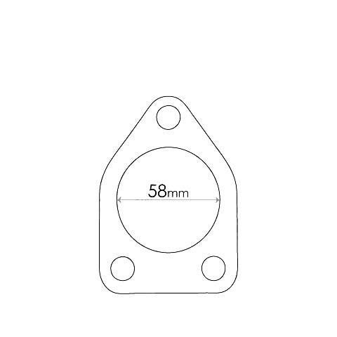 Redback Mitsubishi Magna / Verada Flange Gasket – 58mm ID | MBG028R