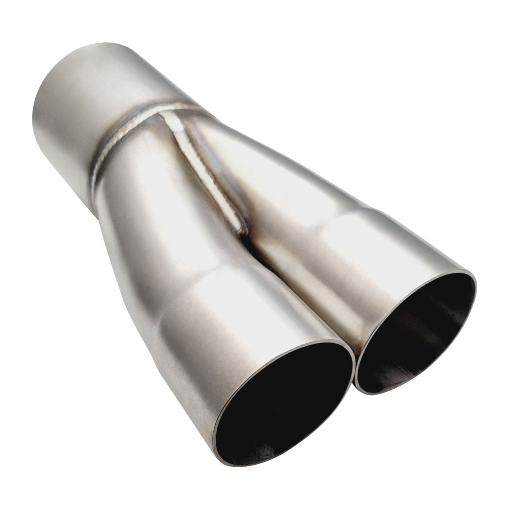 MC2-225300-304B — 2 into 1  2 1/4" ID  3" OD 304 Stainless Merge Collector
