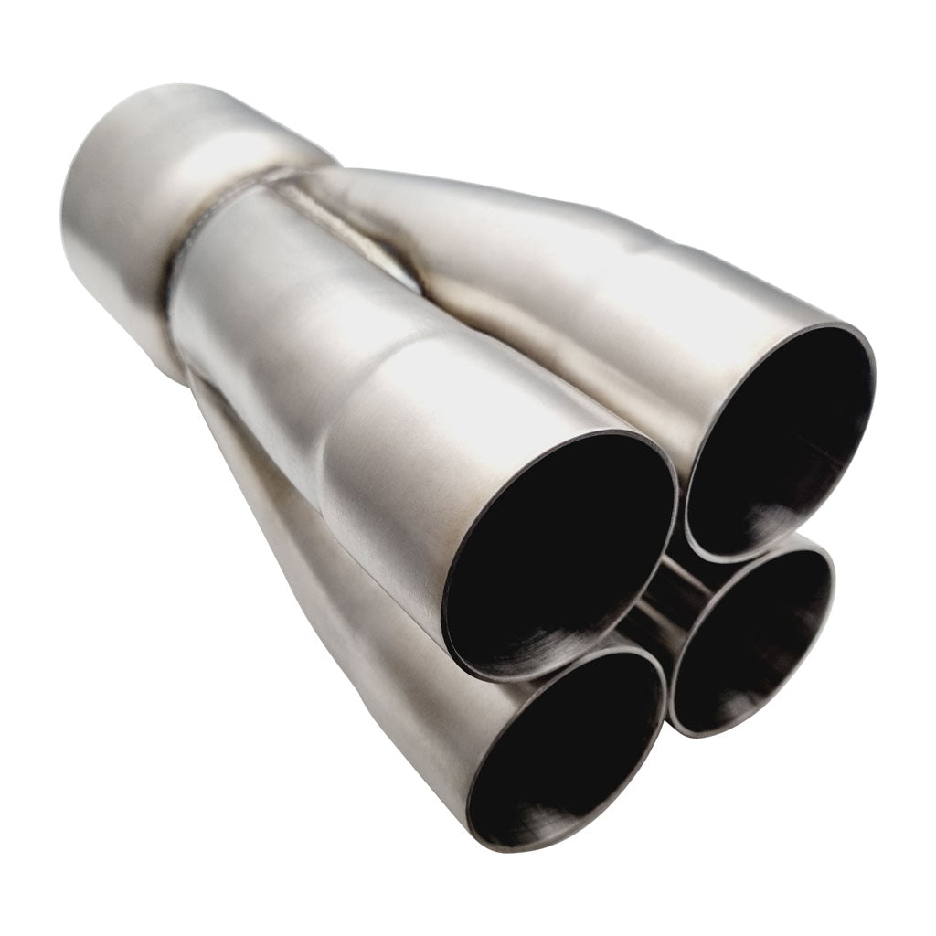 MC4-200350-304B — 4 into 1 2"  ID  3 1/2" OD 304 Stainless Merge Collector