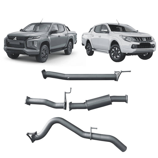 Redback 3-inch DPF-Back, Resonator – Mitsubishi Triton MQ/MR | MTX32800-PR