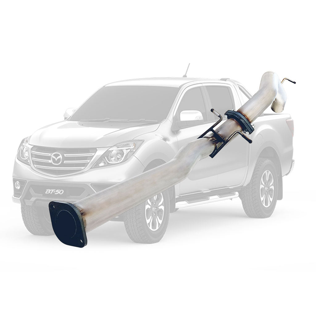 Mazda BT-50 UR 3.2L 2016–2020 3" DPF-Back Exhaust System - Stainless Steel / Pipe (Moderate)