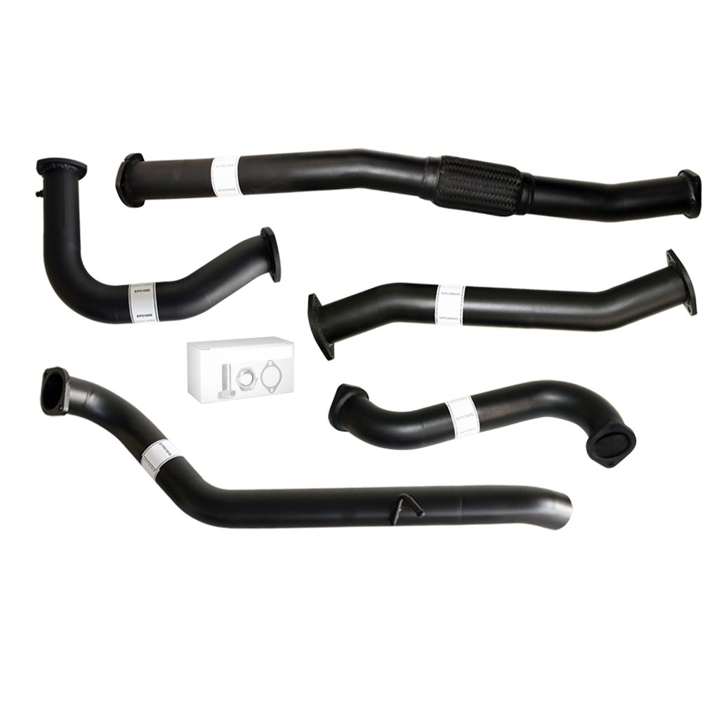 Nissan Patrol Y61 GU TD42 Wagon 3" Dump-Pipe-Back Exhaust – Aluminised steel – Straight pipe (dump pipe not included) – NI208-PO — NI208-PO