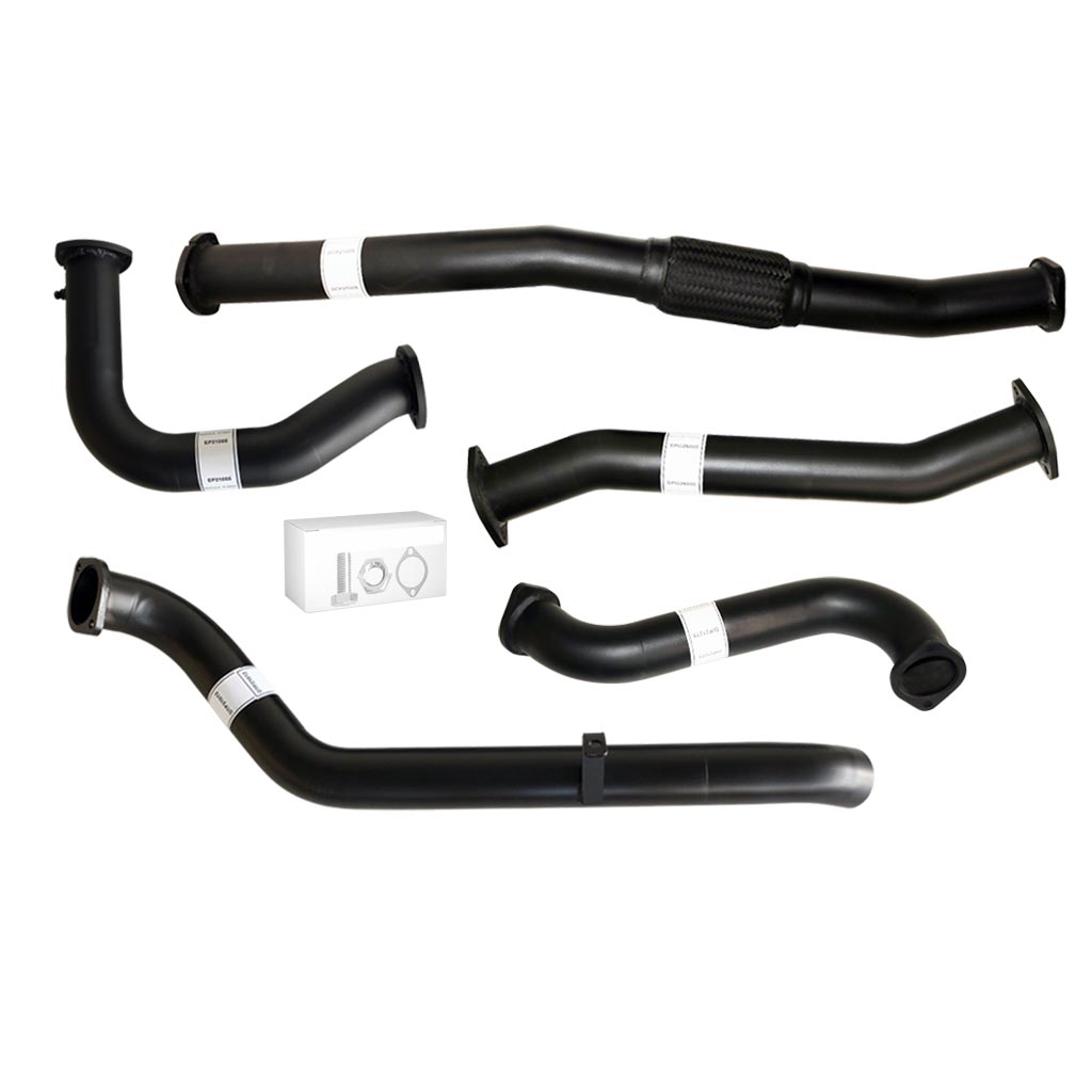 Nissan Patrol Y61 GU TD42 Ute 1996–2006 3" Dump-Pipe-Back Exhaust – Aluminised steel – Straight pipe (dump pipe not included) – NI209-PO — NI209-PO