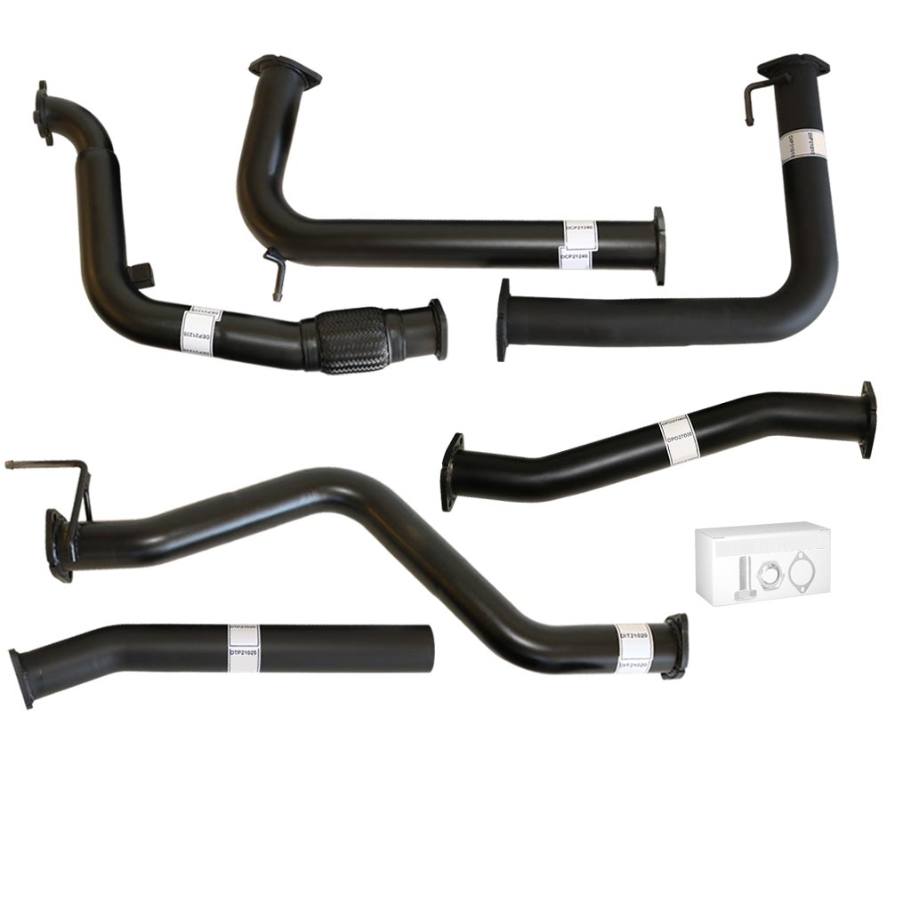Nissan Navara D40 2.5L non-DPF 3 inch turbo-back exhaust NI219-PO