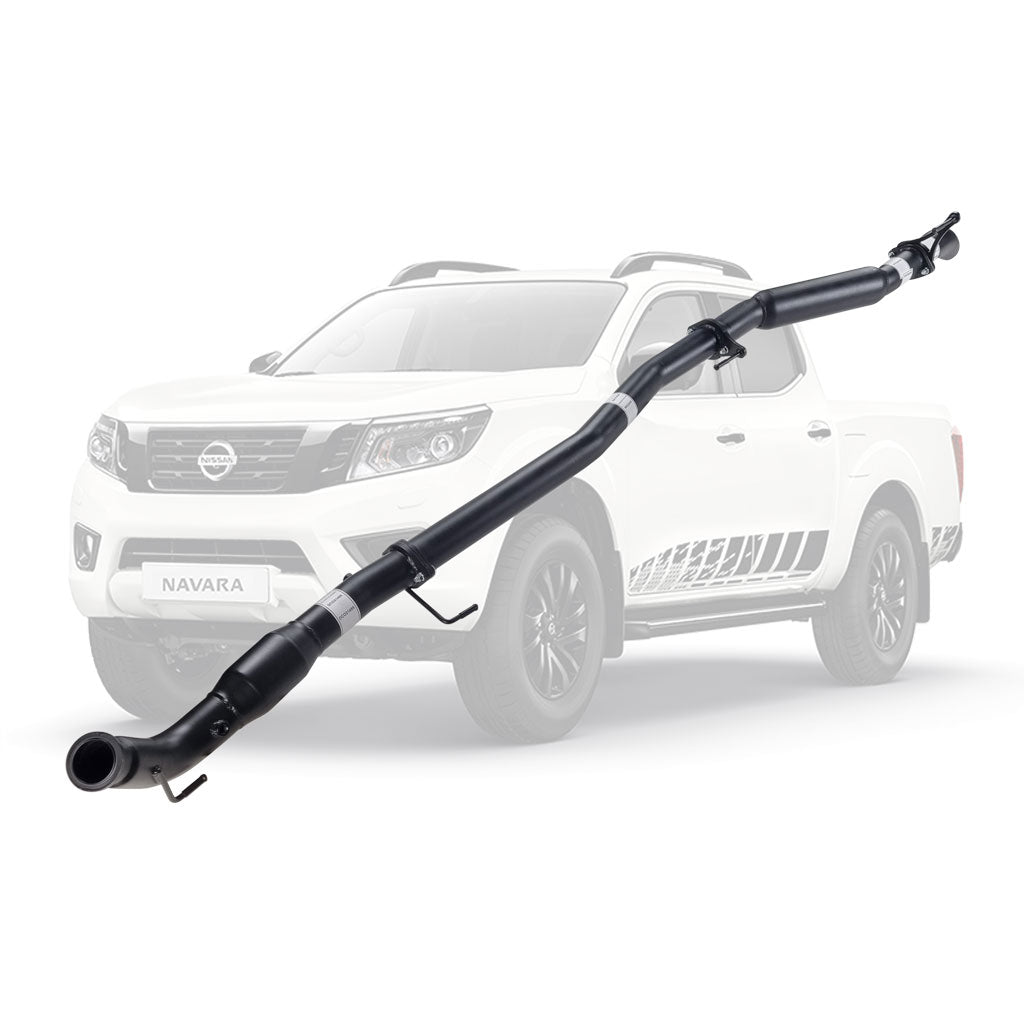 Nissan Navara D23 2.3L YS23DDTT 2015+ 3" Turbo-Back DPF Delete Exhaust With Hotdog And Cat – Diff Dumped – NI221-HCD — NI221-HCD