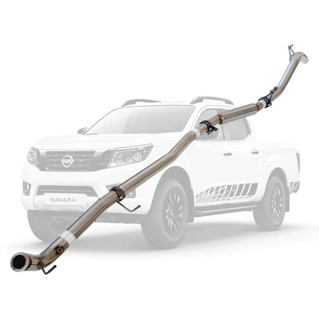 Nissan Navara D23 2.3L YS23DDTT 2015+ 3" Stainless Turbo-Back DPF Delete Exhaust With Hotdog Only – NI221-HOSS — NI221-HOSS