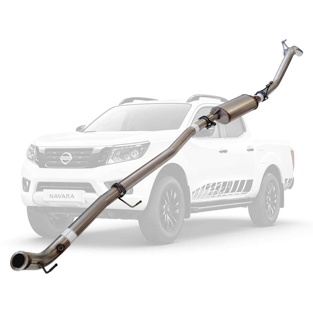Nissan Navara D23 2.3L YS23DDTT 2015+ 3" Stainless Turbo-Back DPF Delete Exhaust With Muffler Only – NI221-MOSS — NI221-MOSS