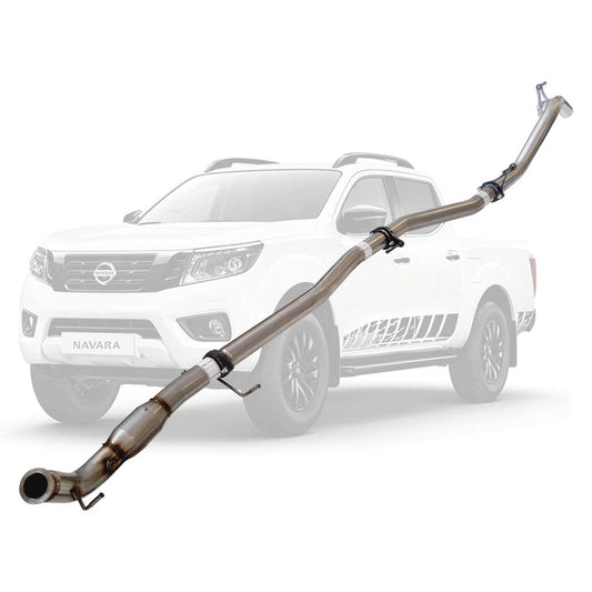 Nissan Navara D23 stainless turbo-back exhaust