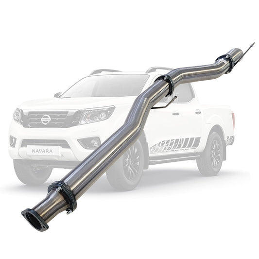 Nissan Navara D23 4 inch stainless DPF-back exhaust – NI422-PODSS