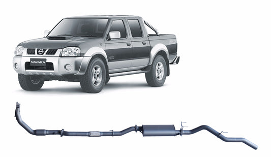 Redback 3-inch Turbo-Back, Cat & Large Muffler – Nissan Navara D22 2.5L | NNX52400-CM