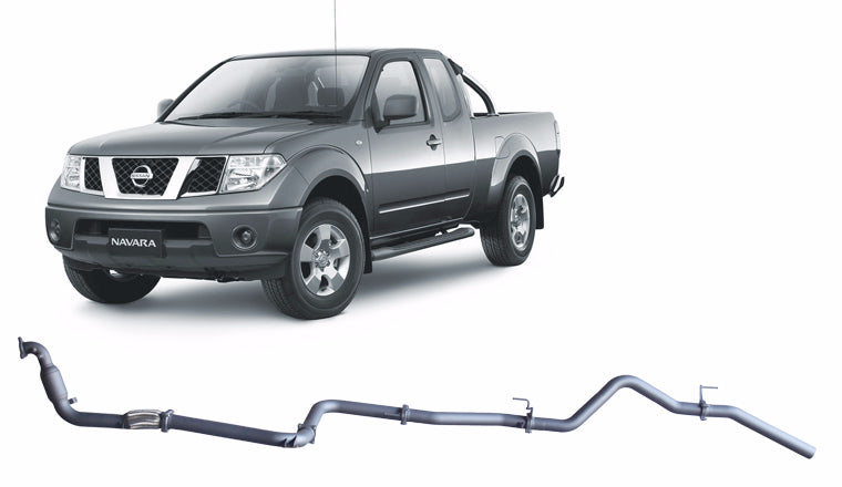 Redback 3-inch Turbo-Back, Cat & Muffler Delete – Nissan Navara D40 2.5L | NNX52800-CP