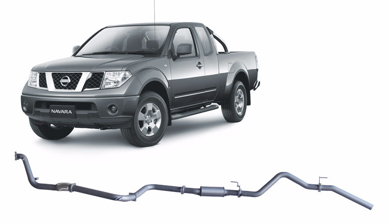 Redback 3-inch Turbo-Back, Resonator, No Cat – Nissan Navara D40 2.5L | NNX52800-PR