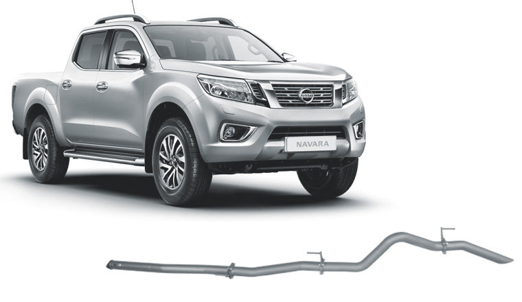 Redback 3-inch DPF-Back, Muffler Delete – Nissan Navara NP300 2.3L Twin Turbo | NNX54200-PO
