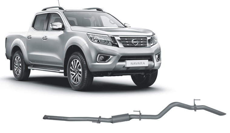 Redback 3-inch DPF-Back, Resonator – Nissan Navara NP300 2.3L Twin Turbo | NNX54200-PR