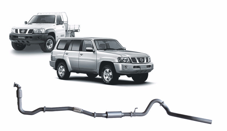 Redback 3-inch Turbo-Back, Cat & Resonator – Nissan Patrol GU 3.0L | NPX51200-CR